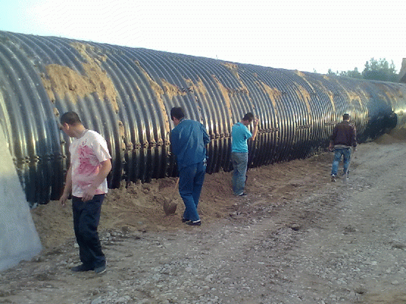 拼裝鋼波紋涵管